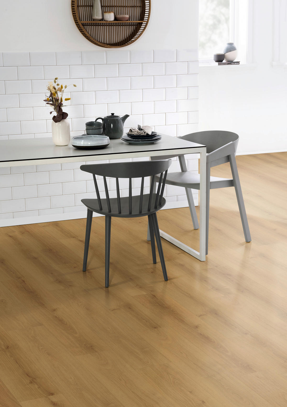 DESIGNBODEN Meran Eiche EGGER Aquadura  per  m² - Eichefarben/Braun, KONVENTIONELL, Holzwerkstoff (129.2/19.3/0.75cm) - Egger Holzwerkstoffe