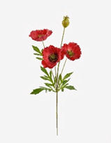 MŰNÖVÉNY - piros/zöld, Basics, műanyag