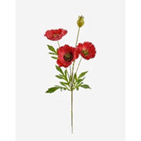 MŰNÖVÉNY - piros/zöld, Basics, műanyag