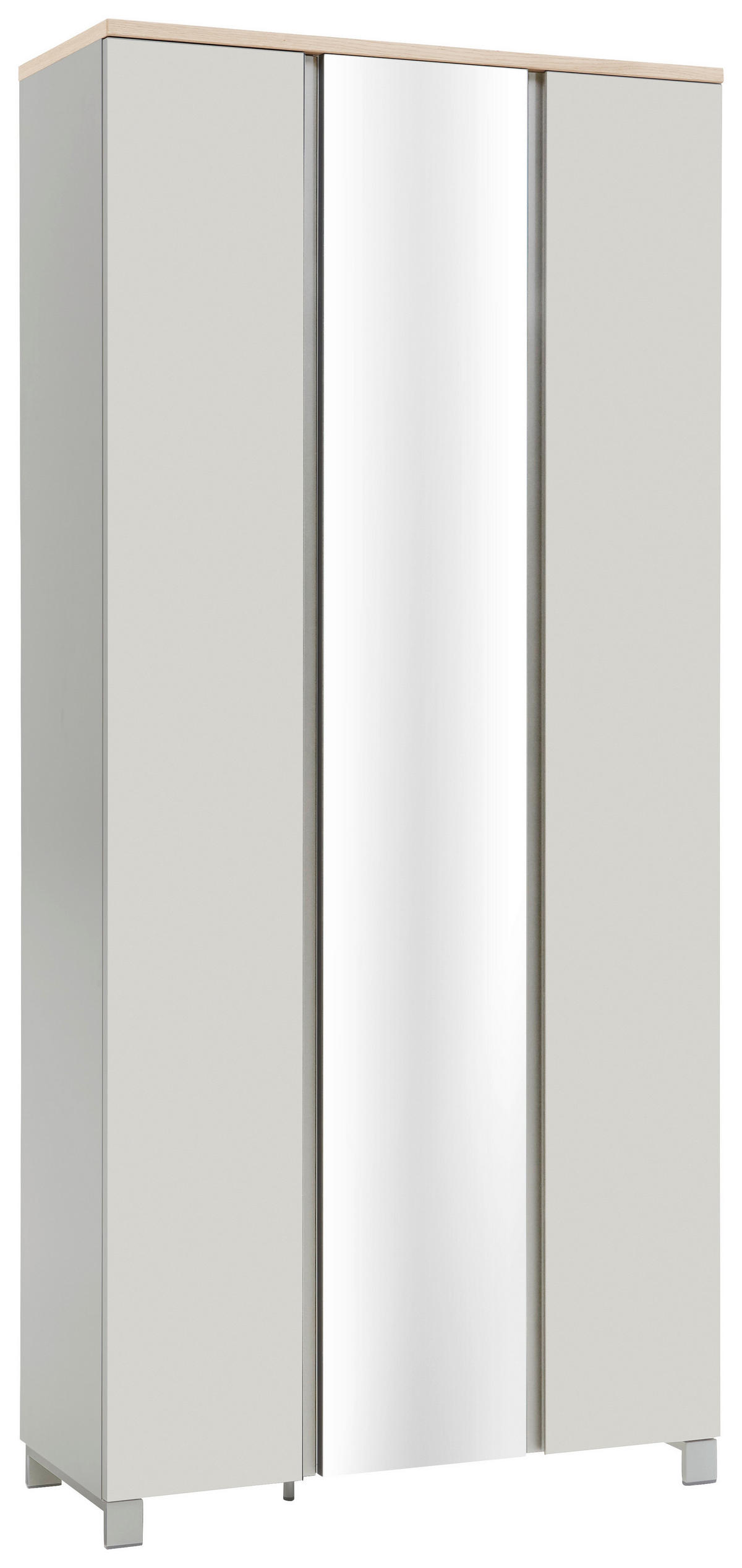 GARDEROBE 4-teilig  in 270/193/37 cm  - Weiss/Eichefarben, Design, Holz/Holzwerkstoff (270/193/37cm) - Dieter Knoll
