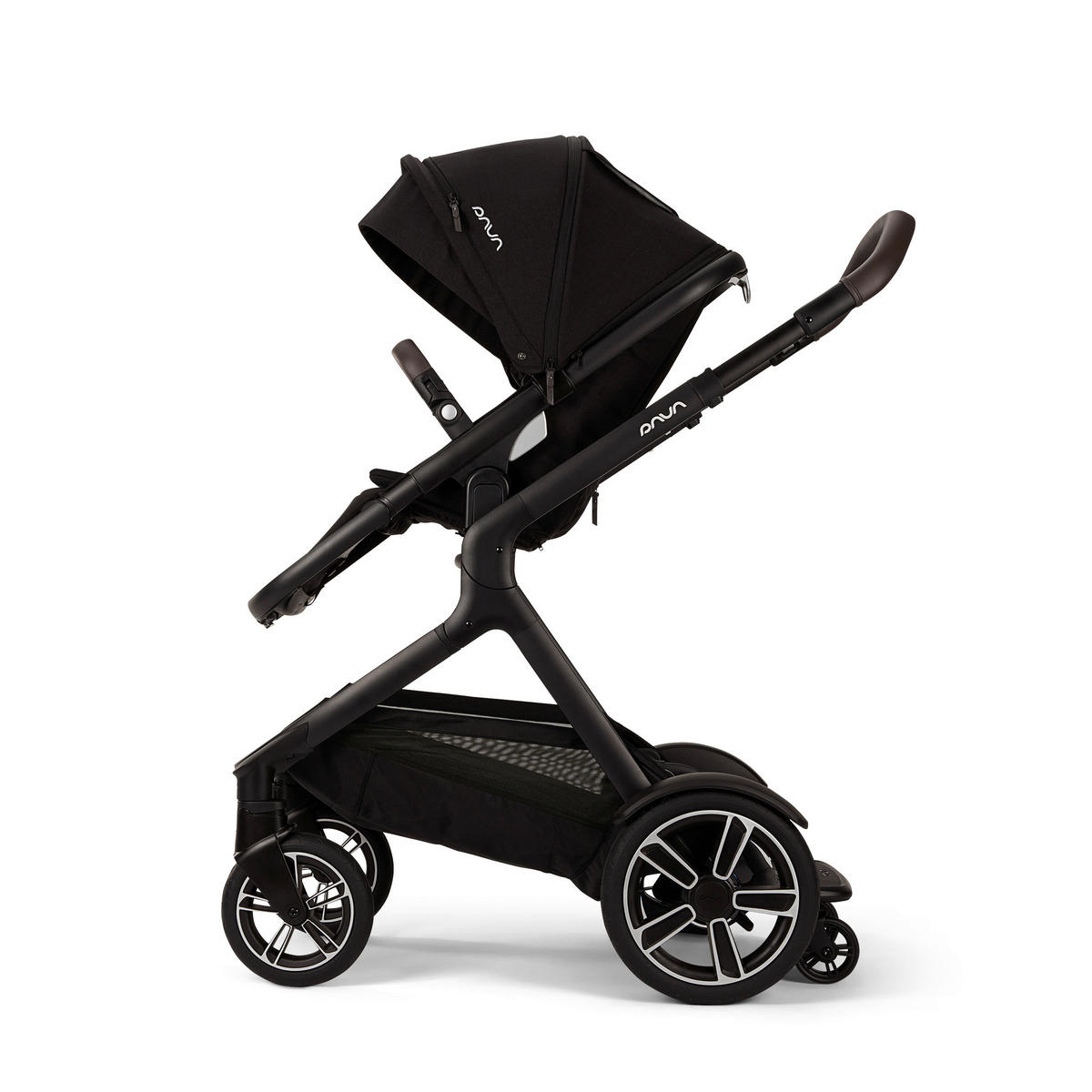 KINDERWAGENSET Mixx Next  - Schwarz, Basics, Kunststoff (60/110/82cm) - Nuna