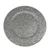 DEKOTELLER - Silberfarben, Basics, Kunststoff (33/33/2cm)