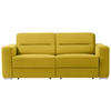SCHLAFSOFA in Gelb  - Gelb, KONVENTIONELL, Textil/Metall (202/86/92cm) - Sedda