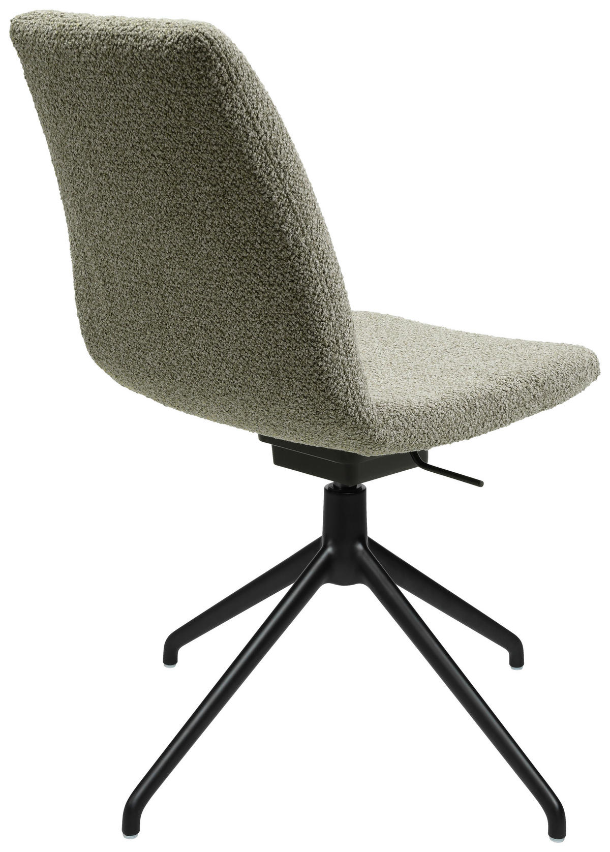 STUHL  in Aluminium Flachgewebe  - Schwarz/Graugrün, Design, Textil/Metall (46/85-88/55cm) - Johann Jakob
