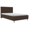 POLSTERBETT 140/200 cm  in Braun  - Schwarz/Naturfarben, Modern, Holz/Textil (140/200cm) - MID.YOU