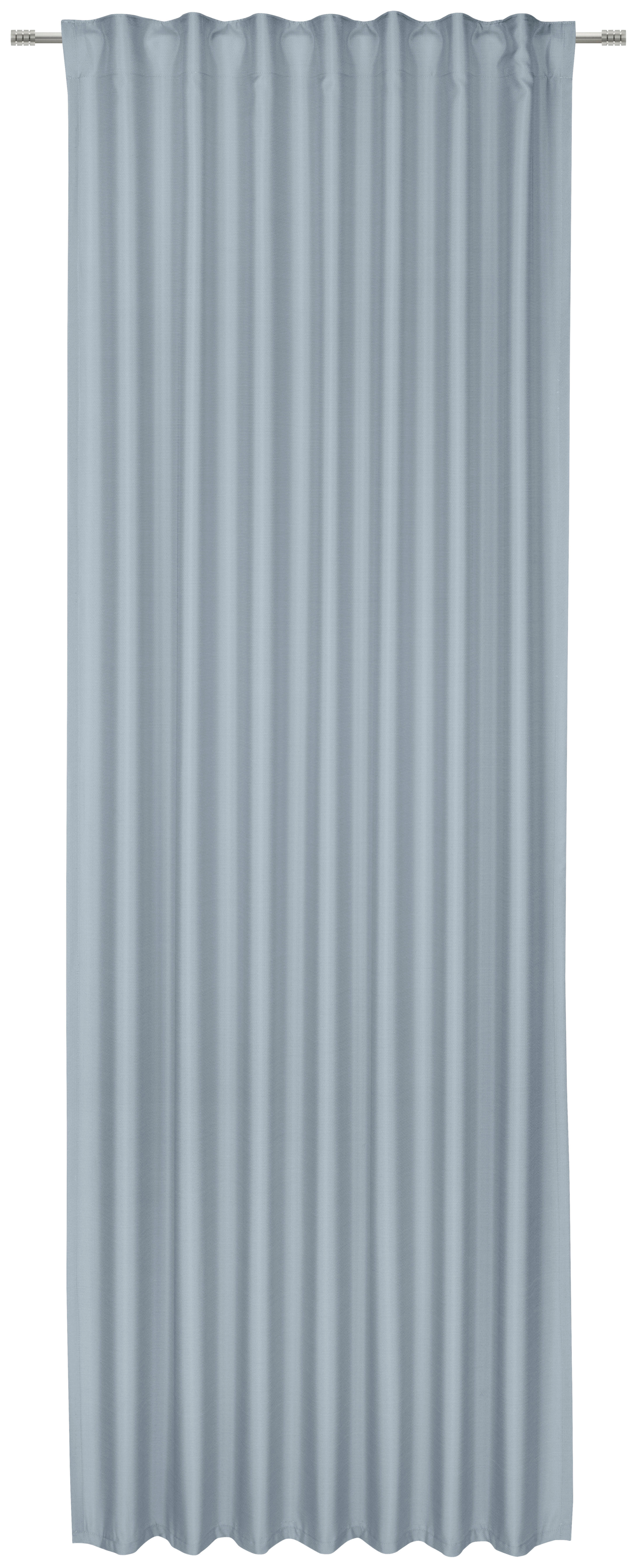 FERTIGVORHANG blickdicht  - Blau, Basics, Textil (140/255cm) - Novel