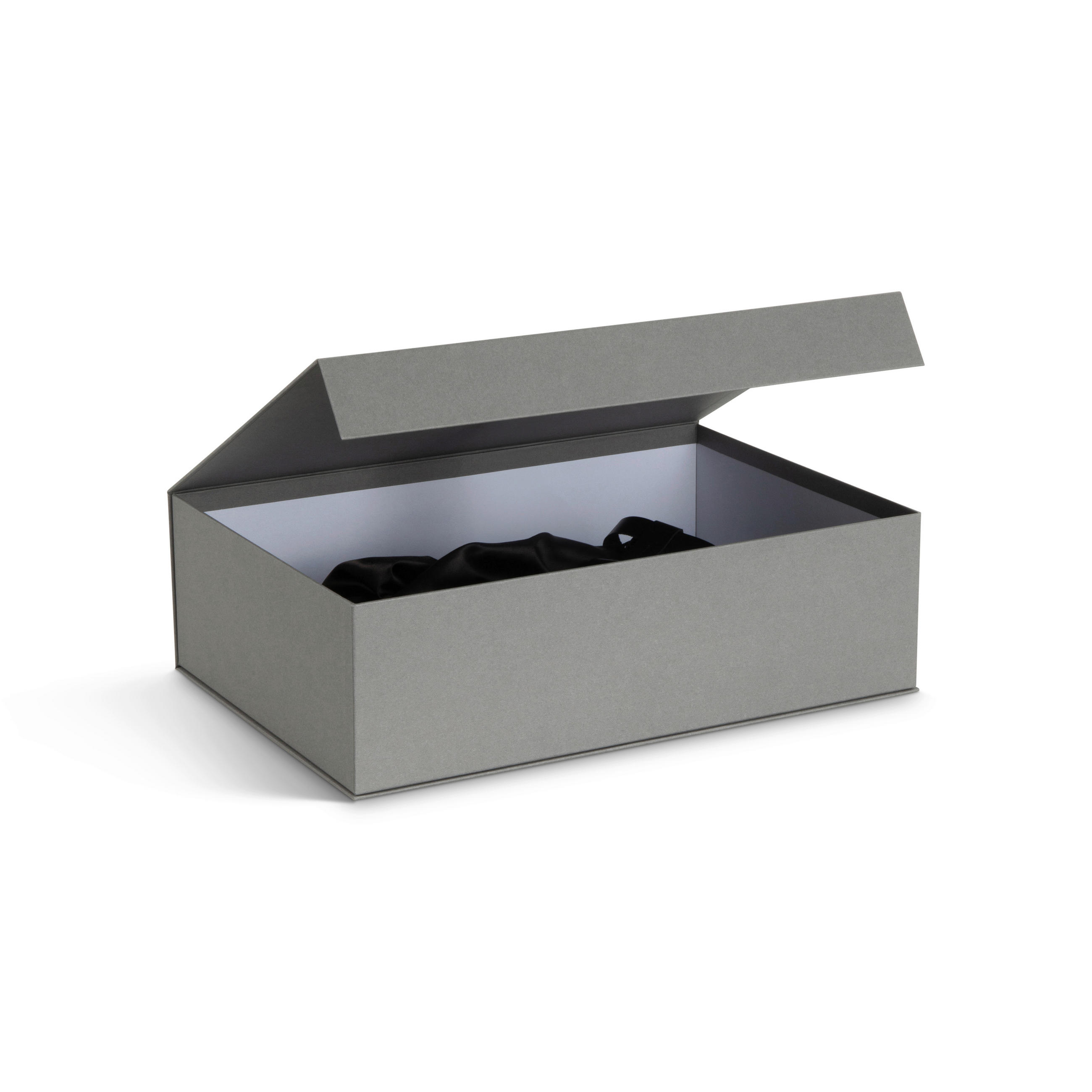 AUFBEWAHRUNGSBOX    29.5/42.5/13 cm  - Grau, Basics, Karton/Papier (29.5/42.5/13cm)