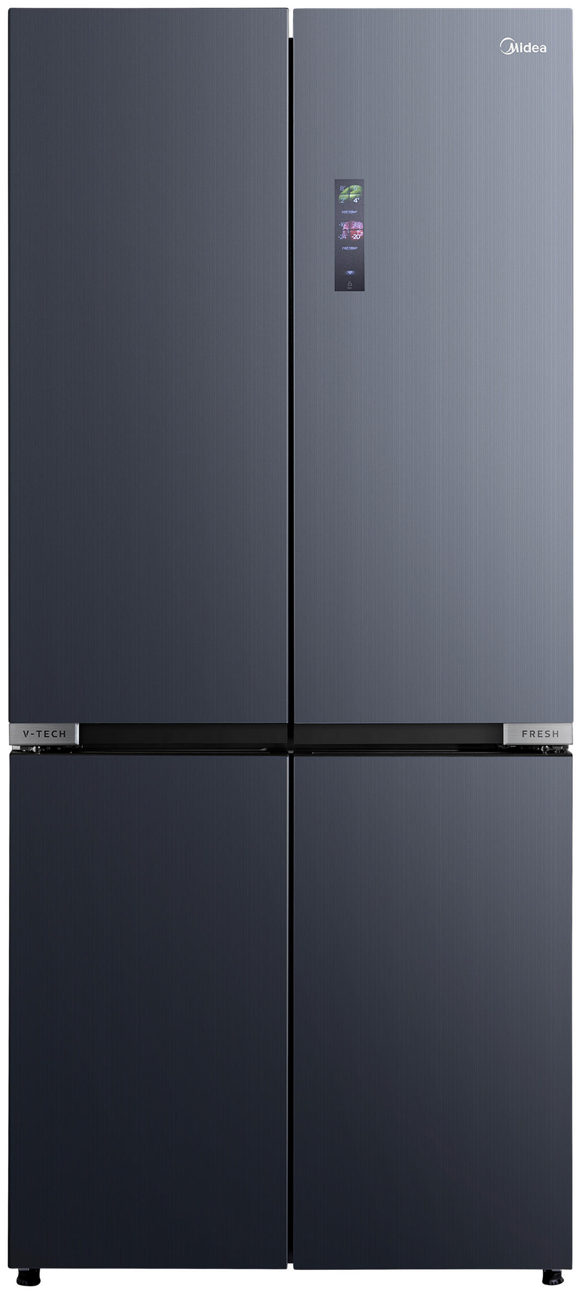 MULTIDÖRR MDRM706BIE70  - svart, Basics, metall/glas (83,3/191/60cm) - Midea