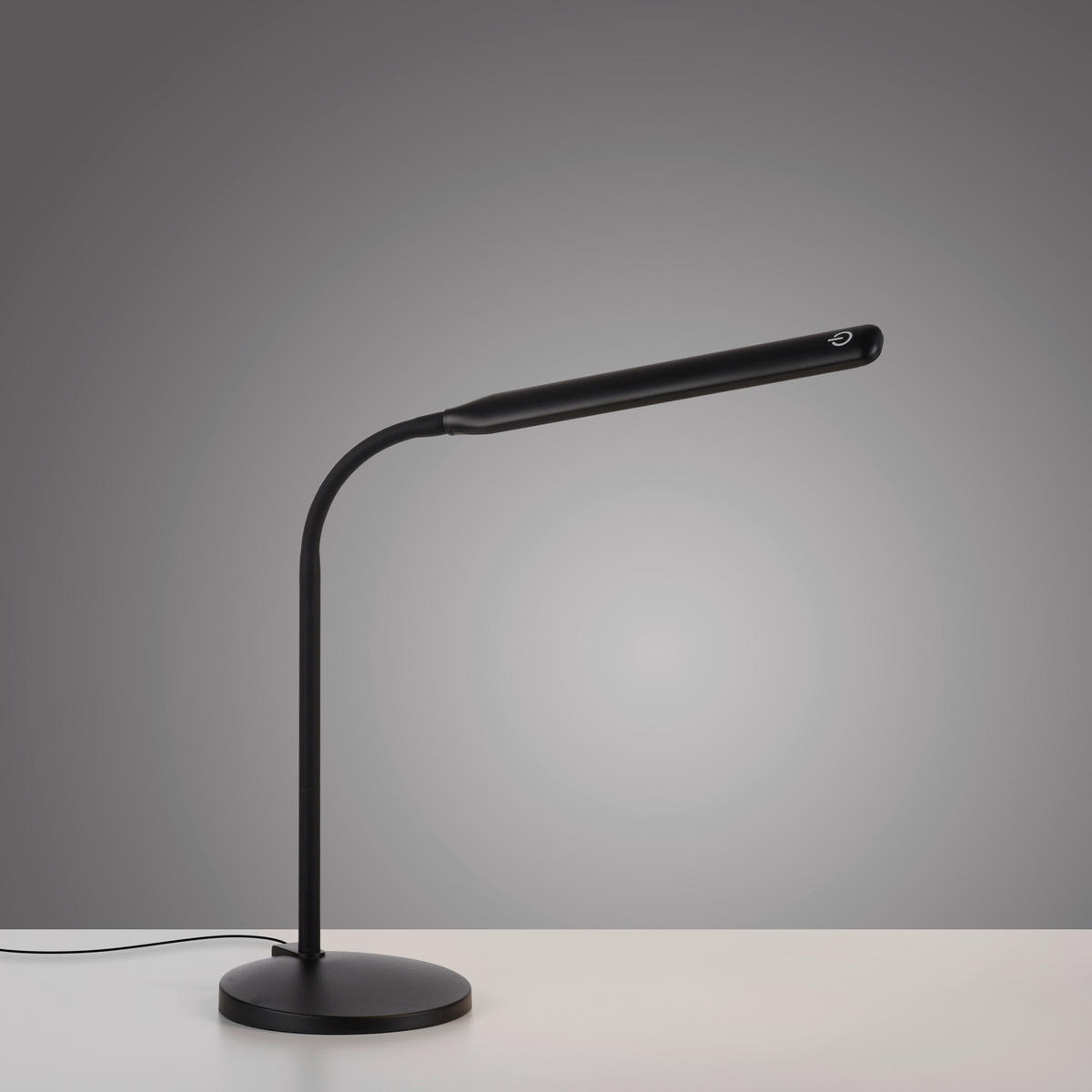 STONA LED LAMPA - crna, Osnovno, metal/plastika (39/14,5/64cm)