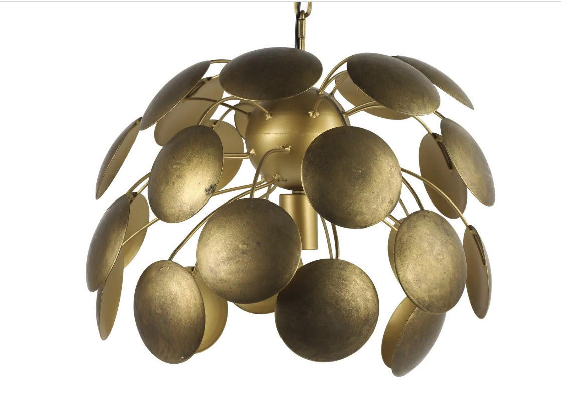 LUSTER Danby  - zlatne boje, Basics, metal (50/50/35cm)
