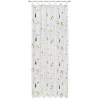 ZÁVĚS S POUTKY, poloprůhledné,  - bílá, Trend, textil (140/255cm) - Esposa