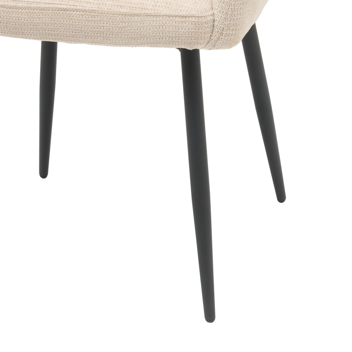 ŽIDLE S PODRUČKAMI, železo, tkaná látka, černá, béžová - černá/béžová, Konvenční, kov/textil (58/88/63cm) - MID.YOU