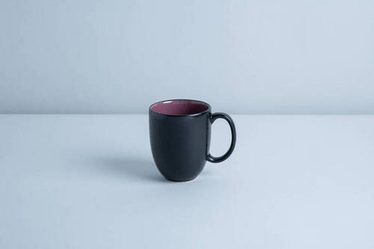 KAFFEEBECHER SÖREN    - Violett, LIFESTYLE, Keramik (16/7,2/15cm) - Novel
