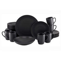 KOMBISERVICE Soft Touch 24-teilig  - Schwarz, Basics, Keramik - Creatable