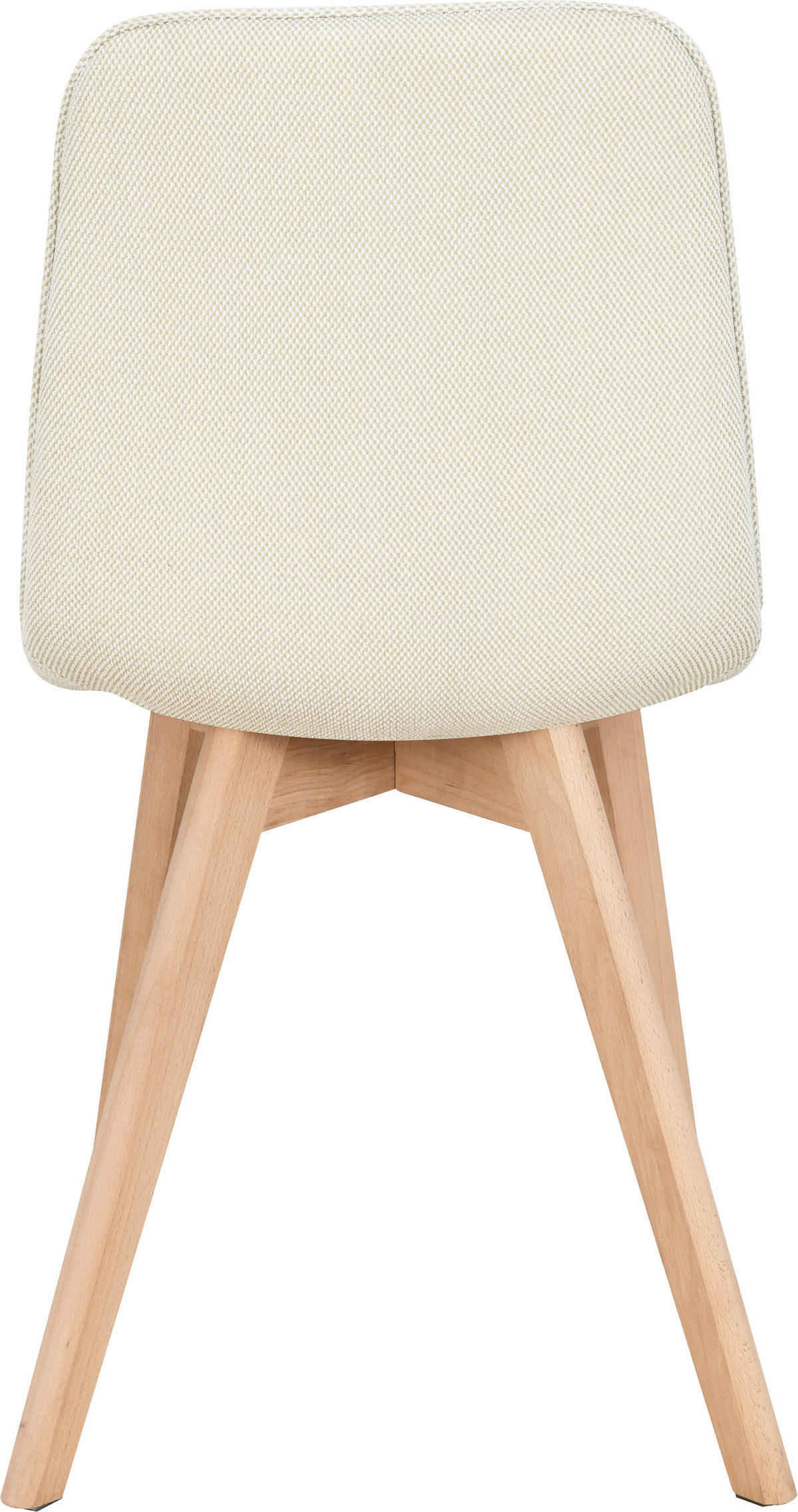 STUHL   Leinenoptik  Buchefarben, Beige  - Eichefarben/Beige, Modern, Holz/Textil (45/88/54cm) - Stylife