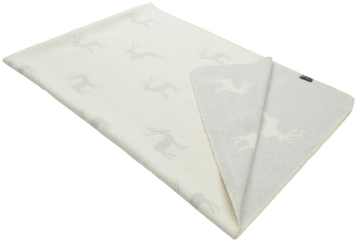 DECKE  - Perlmutt, Basics, Textil (140/200cm) - David Fussenegger