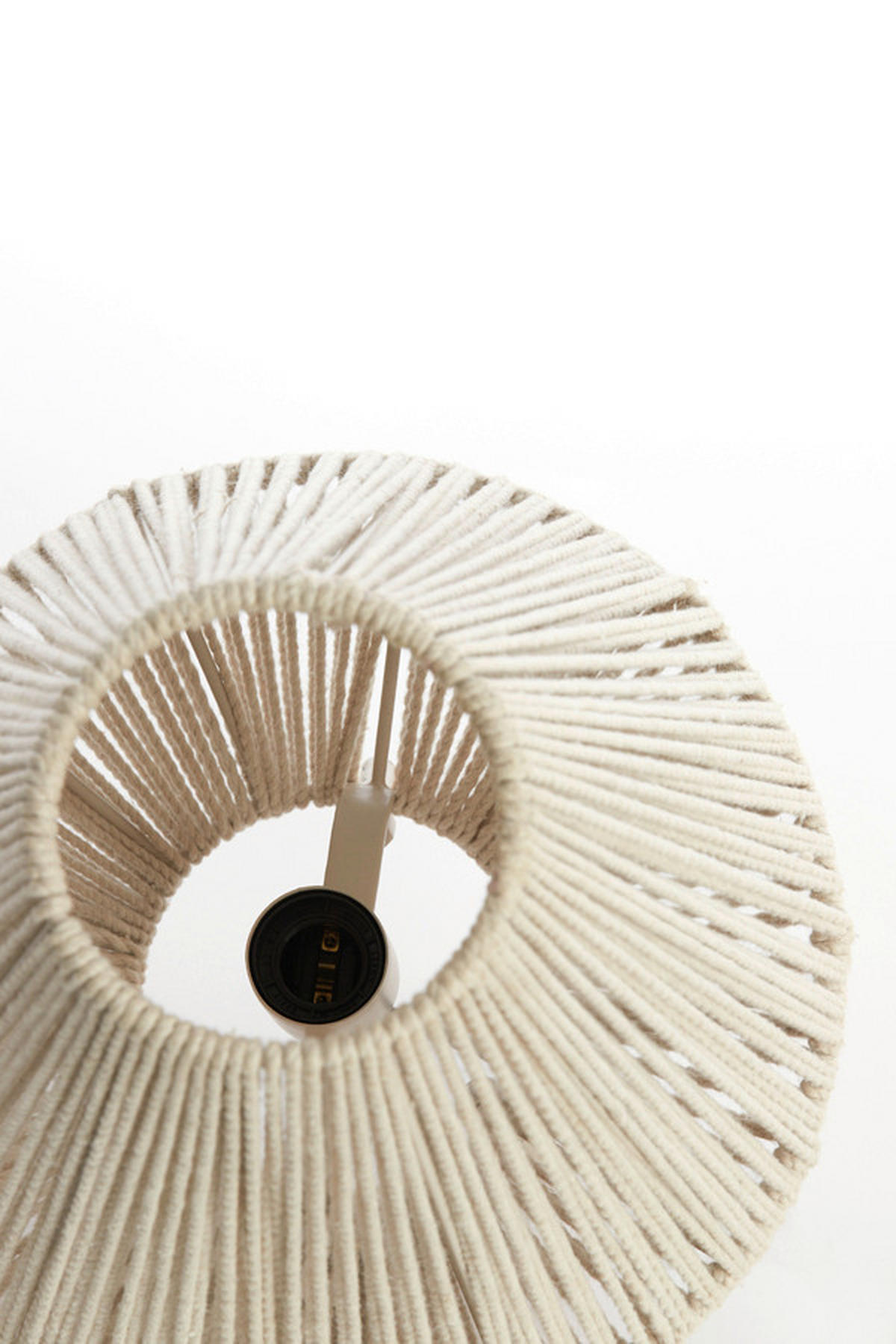 TISCHLEUCHTE Felida 28/32 cm   - Creme, Basics, Textil/Metall (28/32cm) - Light & Living