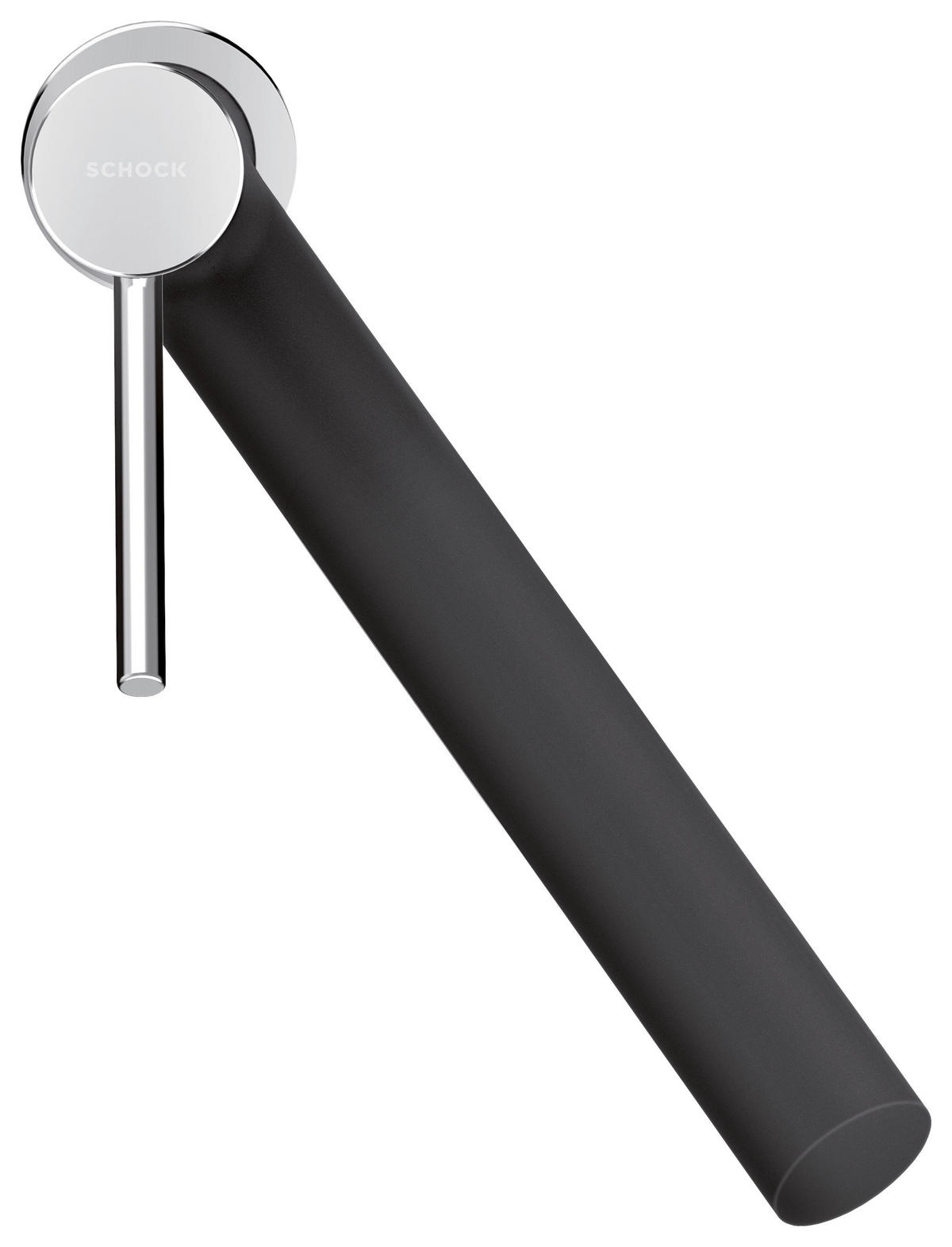 KÜCHENARMATUR 510000PUR  - Chromfarben/Schwarz, Basics, Stein/Metall (5/29,3/23,1cm) - Schock
