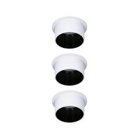 DECKENLEUCHTE 93377 6,8 cm  - Schwarz/Weiß, Basics, Metall (6,8cm) - Paulmann