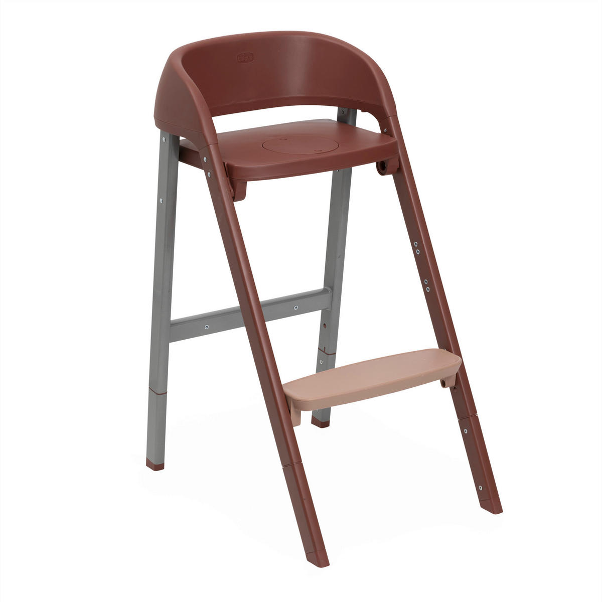 HOCHSTUHL CRESCENDO UP  - Rotbraun, Basics, Kunststoff/Metall (45/85/102/65cm) - Chicco