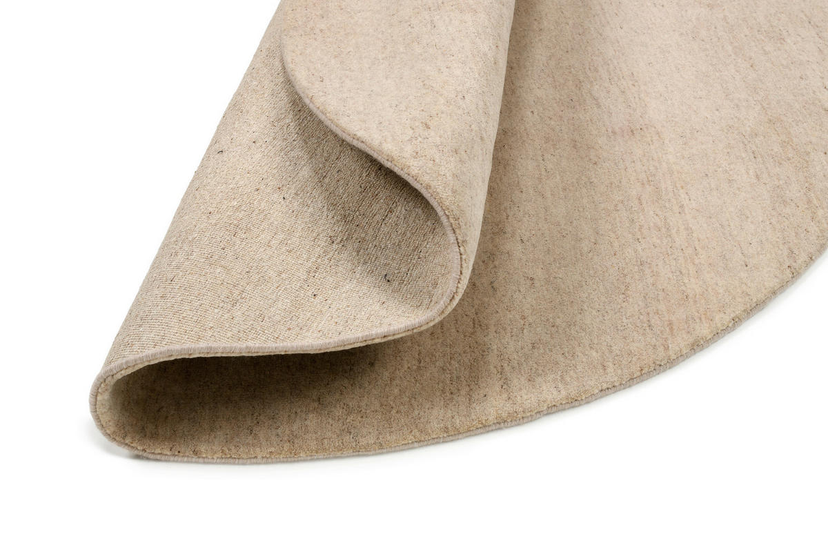 WOLLTEPPICH 200/200 cm Silverström Beige  - Beige, Basics, Textil (200/200cm) - Linea Natura