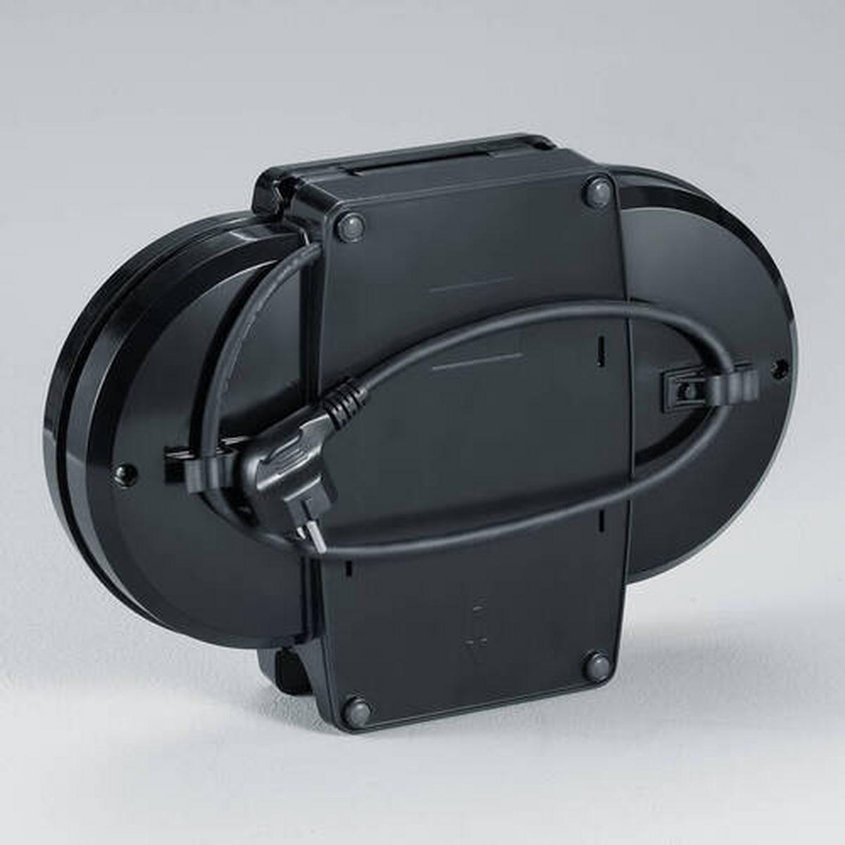 WAFFELEISEN  - Schwarz, Basics, Metall (24,2/10/35,1cm) - Severin