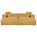 BIGSOFA Chenille Senfgelb  - Senfgelb/Schwarz, MODERN, Kunststoff/Textil (234/66/178cm) - Carryhome