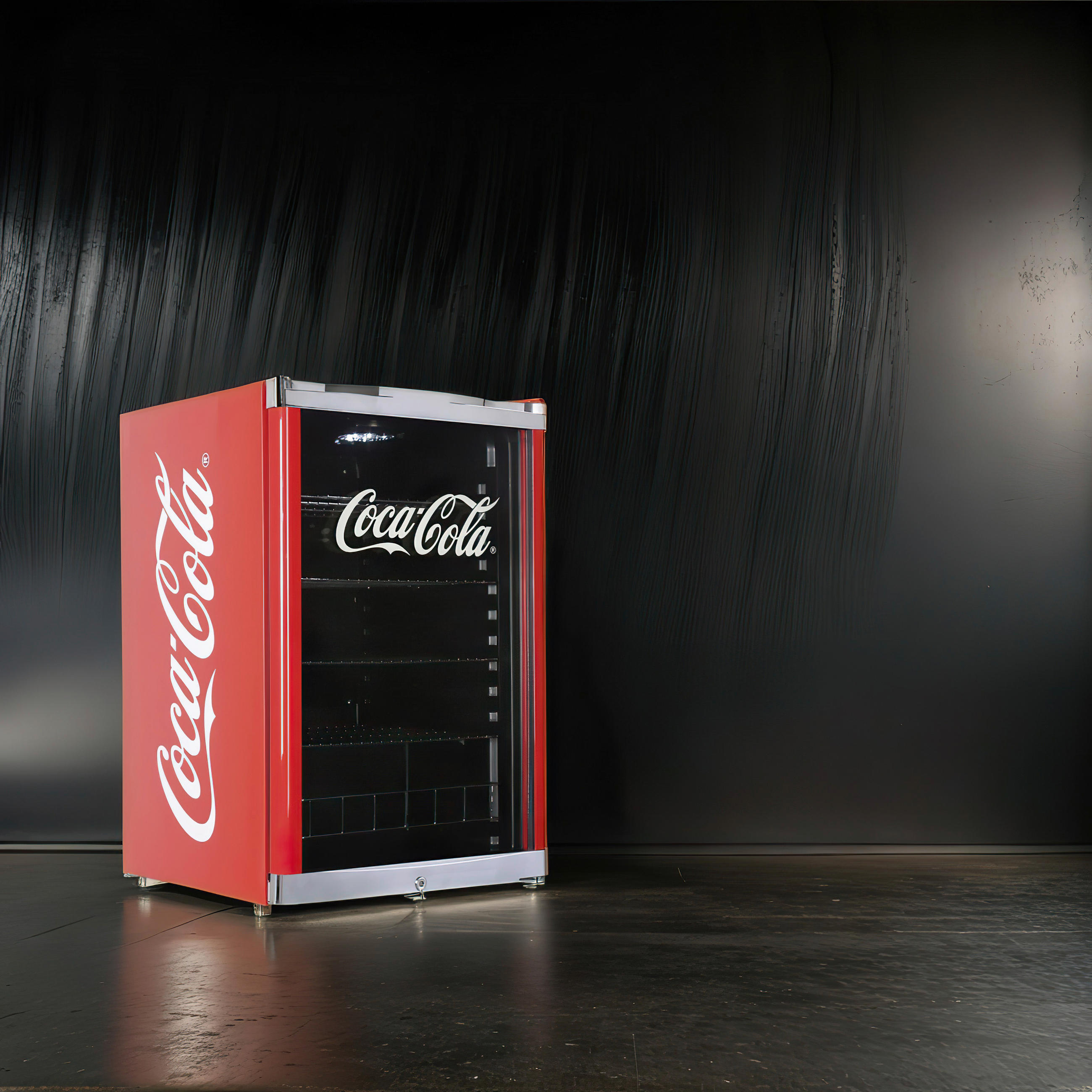 KÜHLSCHRANK 54/84,5/54,8 cm COOL CUBE 115L COCA COLA  - Rot, Basics, Metall (54/84,5/54,8cm) - Atrigo