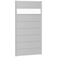 SICHTSCHUTZ - Silberfarben, Basics, Kunststoff/Metall (96/182/4,4cm) - Biohort