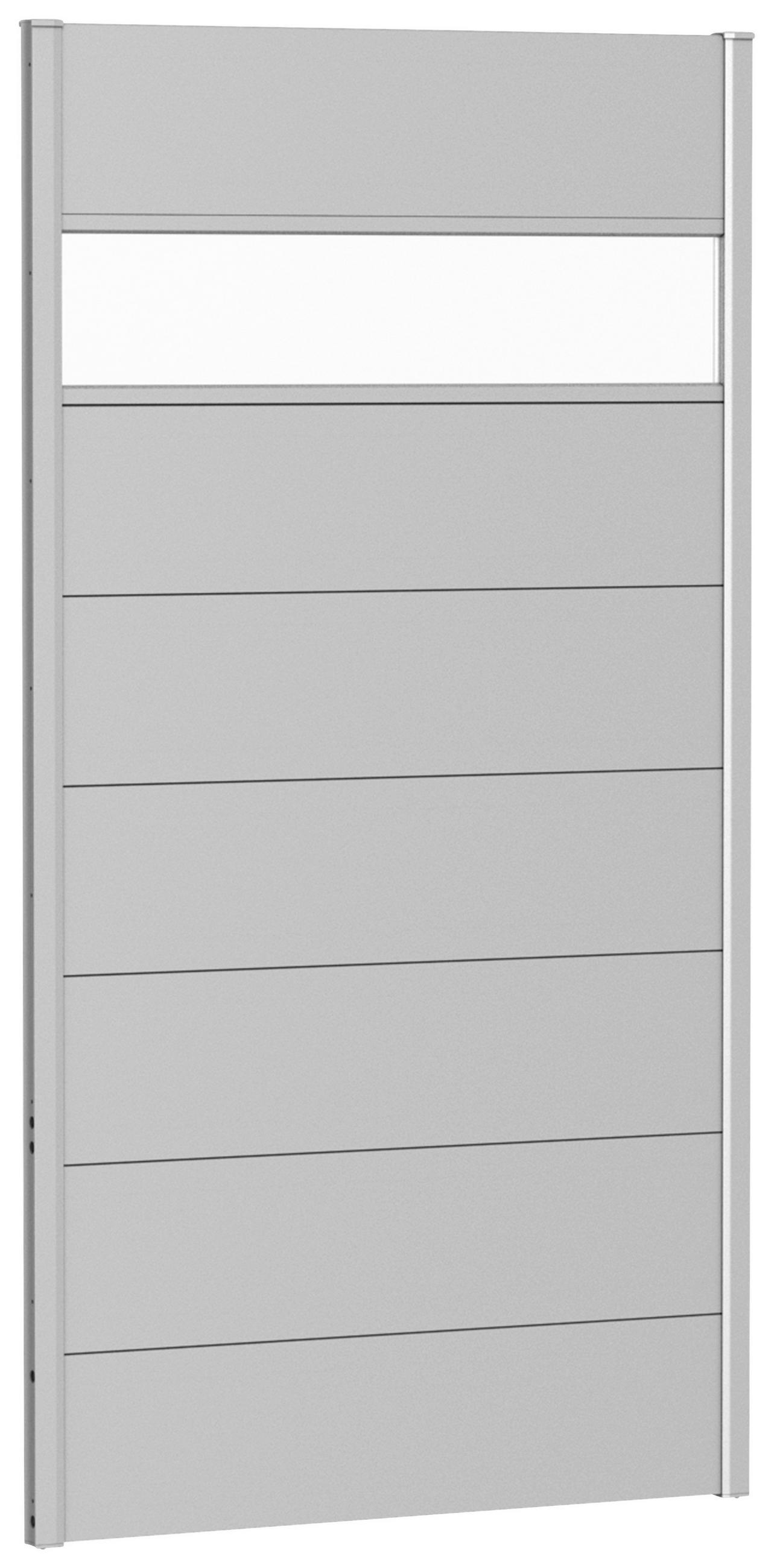 Biohort Sichtschutz Silber 96x182x4.4 cm