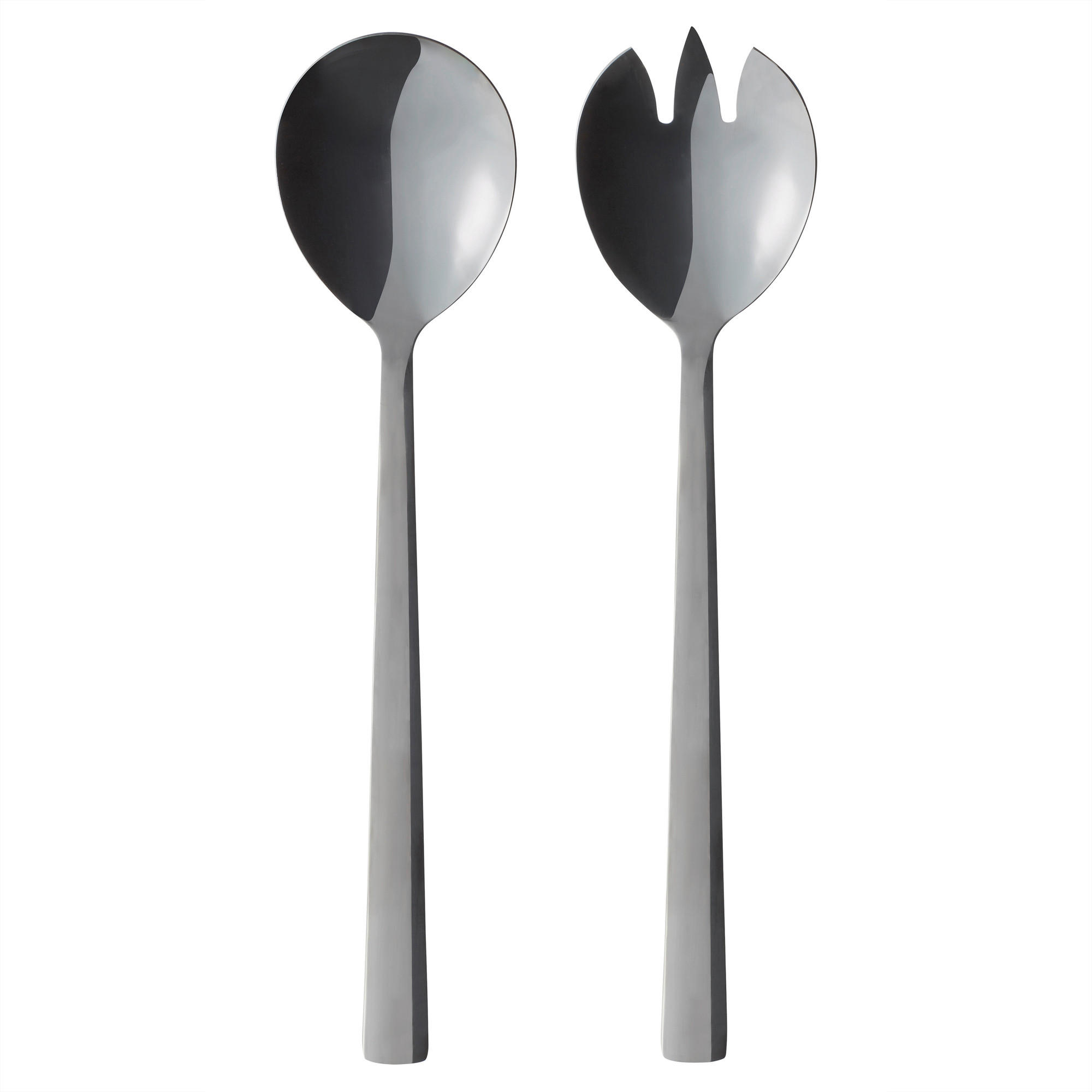 Aida Salatbesteck Raw Schwarz 16.2x49x29 cm
