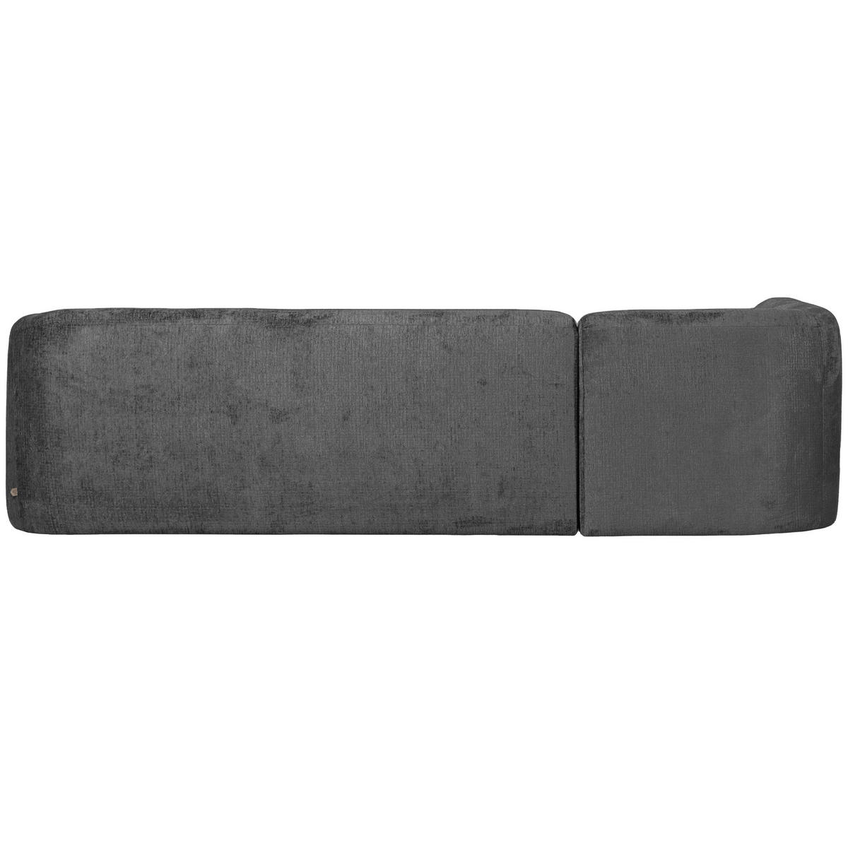 ECKSOFA Sloping in Chenille Anthrazit  225/274 cm  - Anthrazit, Design, Textil (225/274cm) - Livetastic