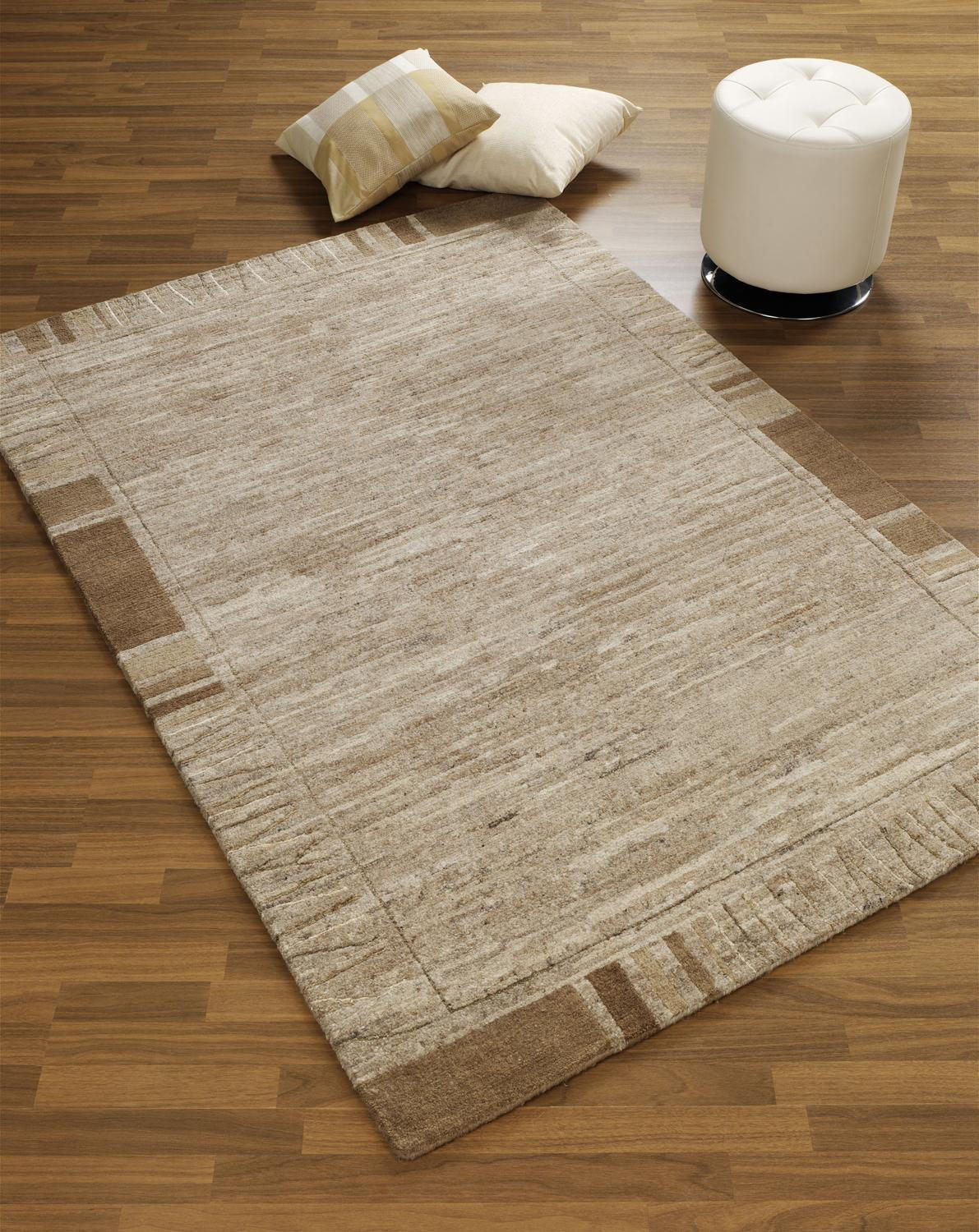 WOLLTEPPICH 200/250 cm Sena Silk Mata  - Naturfarben, Basics, Textil (200/250cm) - Cazaris