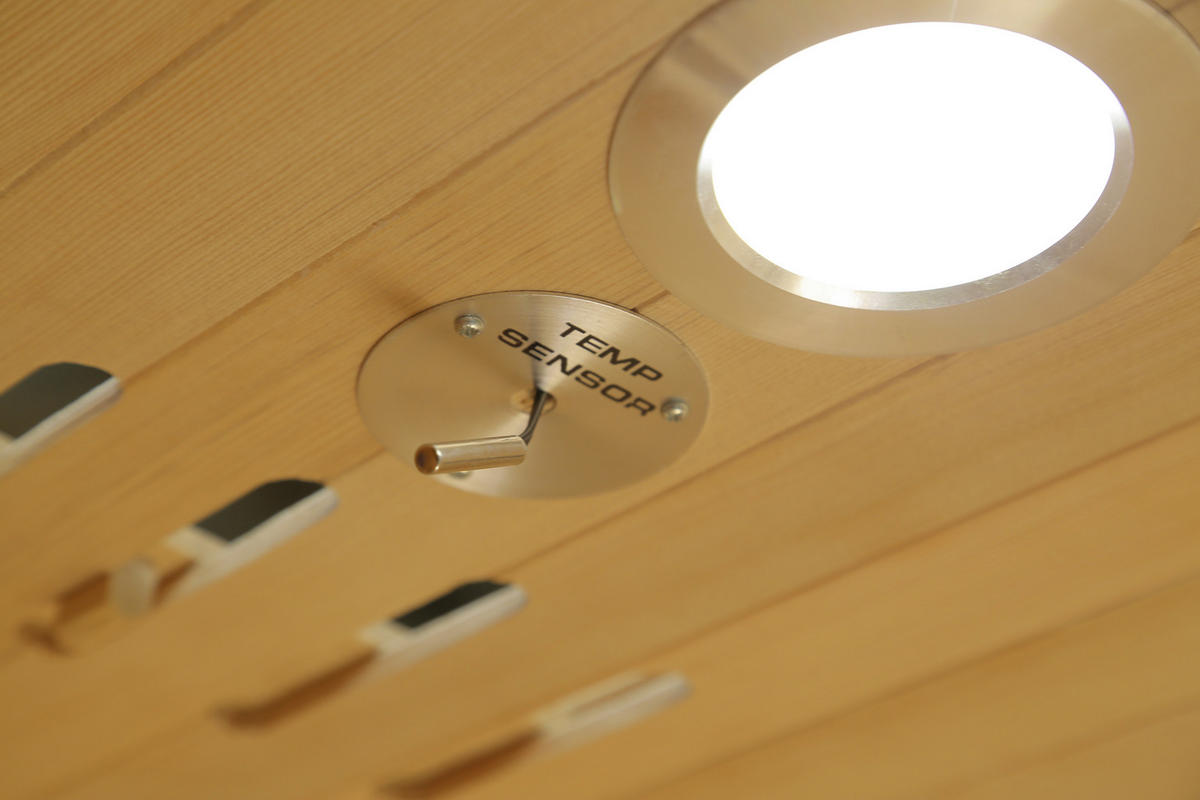 INFRAROTKABINE HEMLOCK II für 2 Personen HEMLOCK II  - MODERN, Glas/Holz (120/105/190cm)