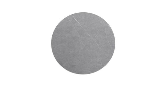 BEISTELLTISCH rund Grau, Bronzefarben  - Bronzefarben/Grau, Design, Keramik/Metall (50/50/54cm) - Ambia Home