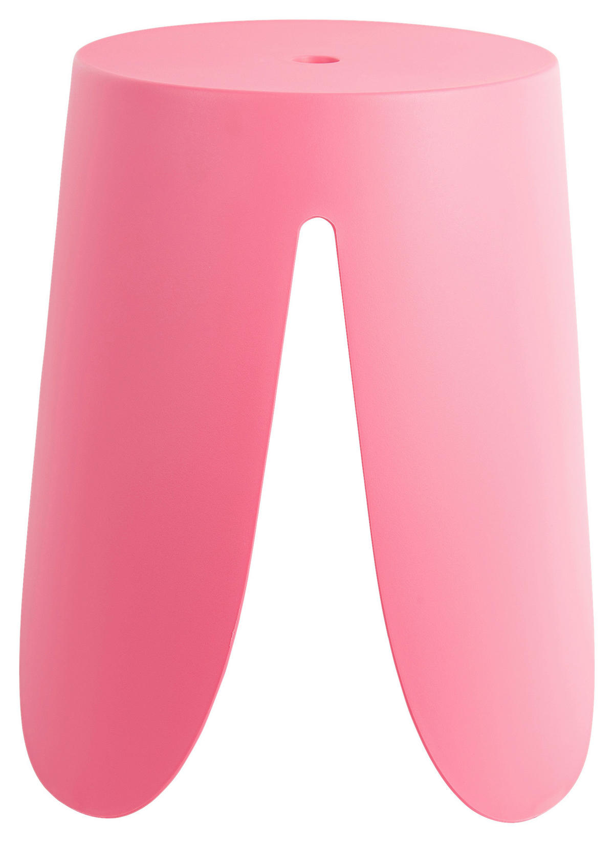 HOCKER in Kunststoff Pink  - Pink, Basics, Kunststoff (43/45/43cm) - Present Time