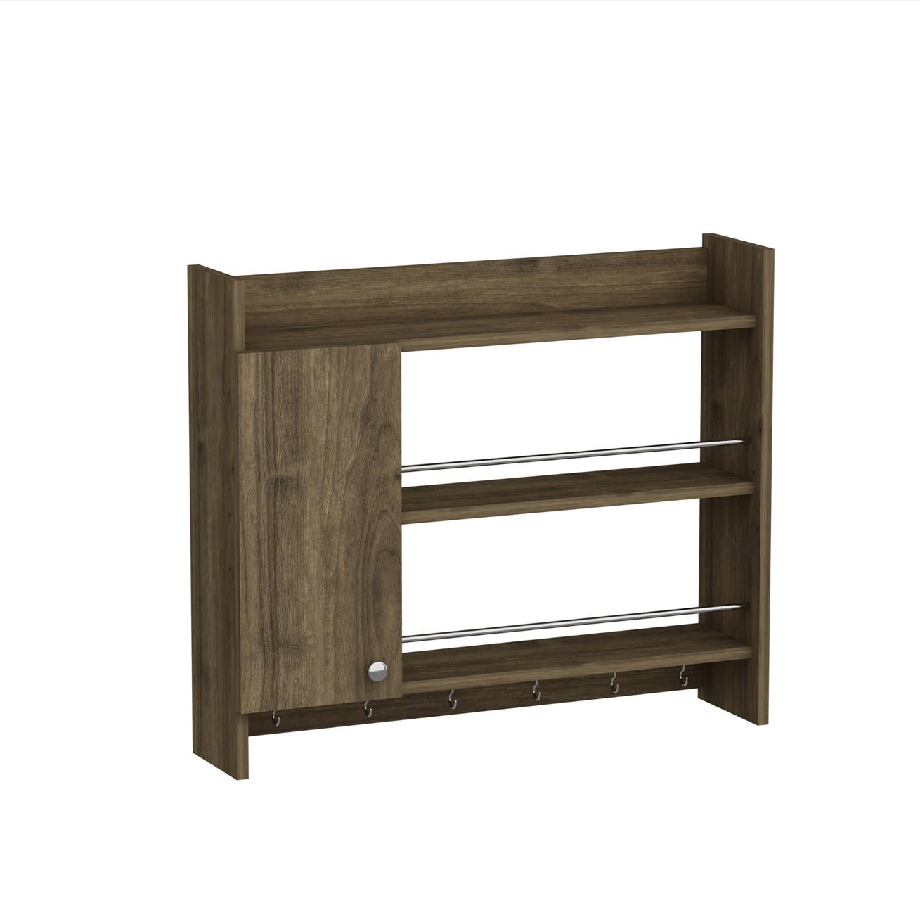 Gewürzregal Dionysos Wallnuss B: 85 cm