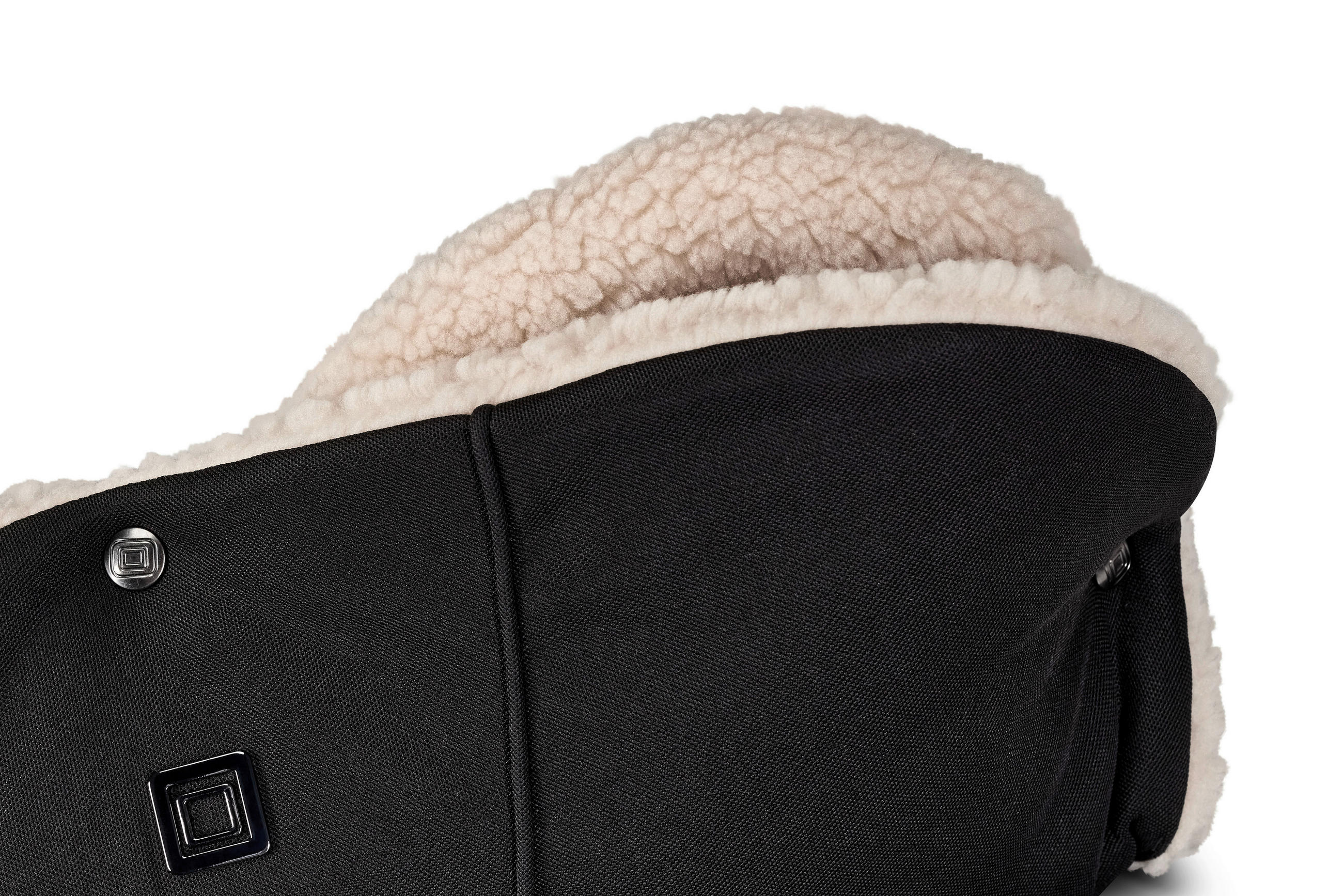 MUFF Handmuff  - Graubraun, Basics (51/7/24cm) - Moon