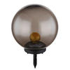 SOLARLEUCHTE 25/38,5 cm   - Schwarz/Orange, Basics, Kunststoff (25/38,5cm) - Globo