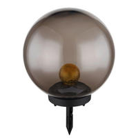 SOLARLEUCHTE 25/38,5 cm   - Schwarz/Orange, Basics, Kunststoff (25/38,5cm) - Globo