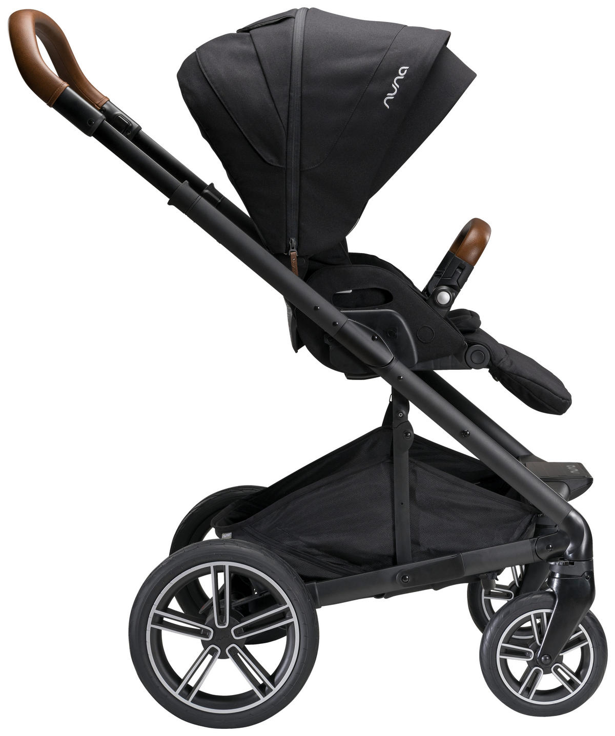 GESCHWISTERWAGEN DEMI NEXT  - Schwarz, Basics, Textil/Metall (98/62/112cm) - Nuna