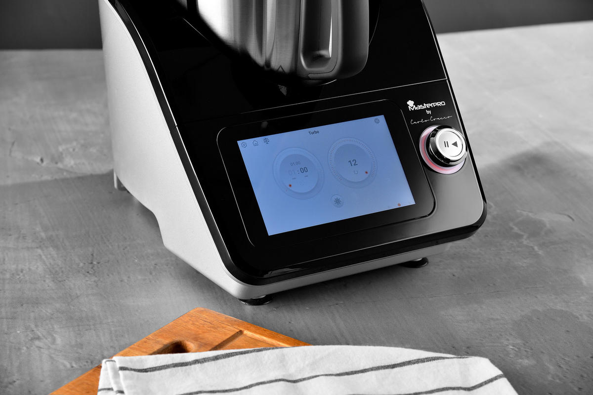 MULTICOOKER BY CARLO CRACCO  - Silberfarben/Schwarz, Trend, Metall (33.8/57/47.7cm)