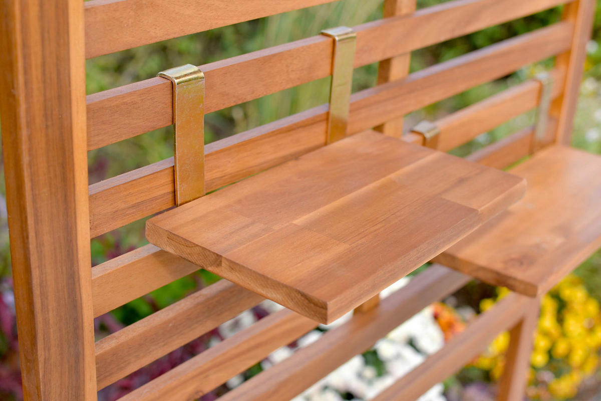 SICHTSCHUTZ - Akaziefarben, KONVENTIONELL, Holz (80/170/45cm) - Gardenson