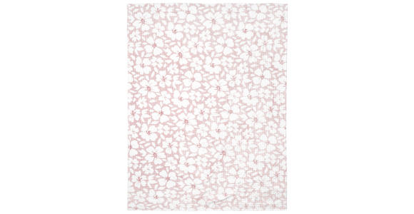 KUSCHELDECKE 150/200 cm  - Hellrosa/Weiß, Design, Textil (150/200cm) - Esposa