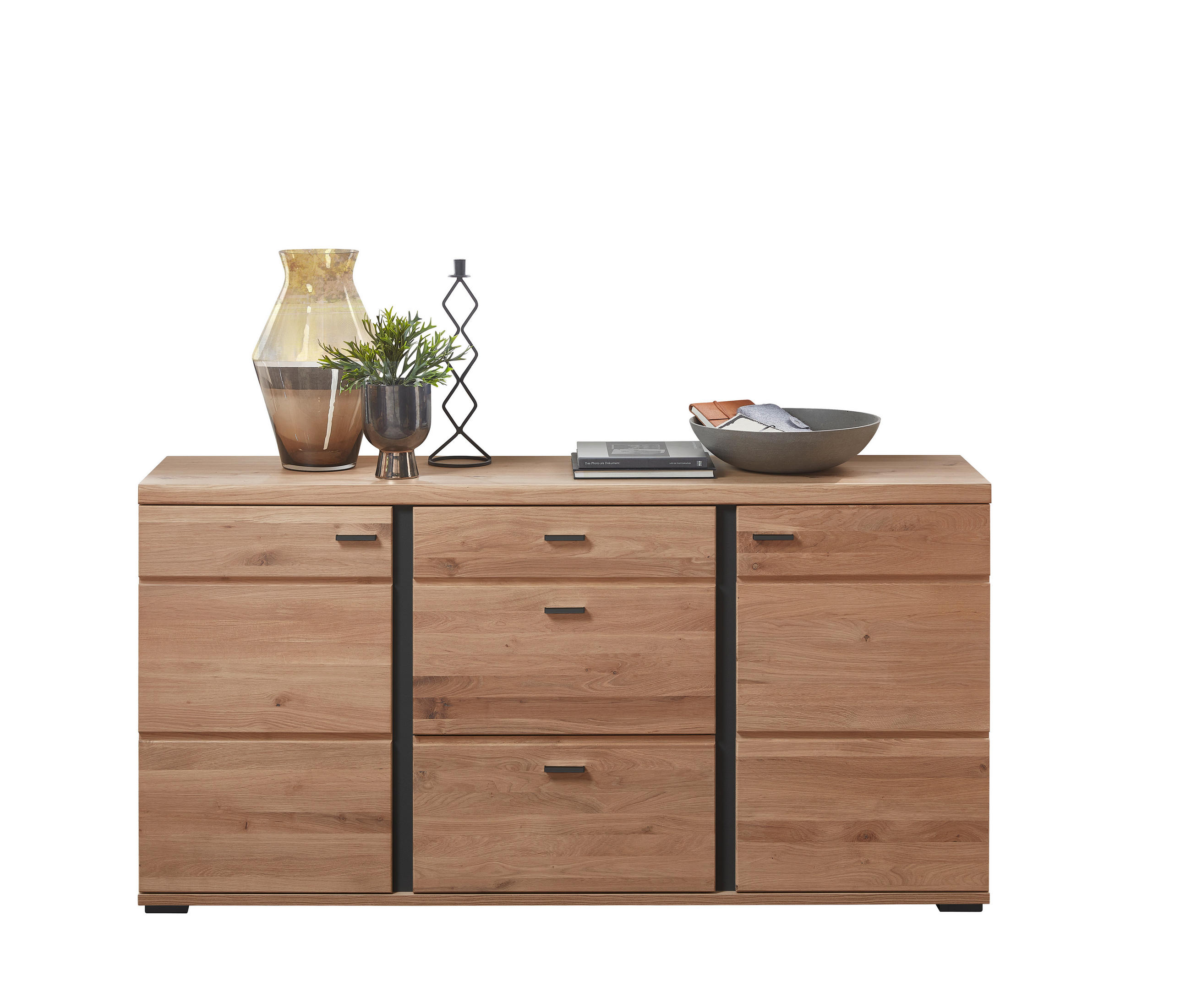 KOMODA 170/86/42 cm boja jasena - boja jasena, Osnovno (170/86/42cm) - Linea Natura