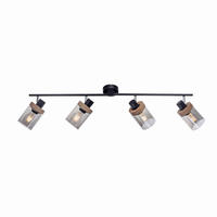 STRAHLER 114/110/25 cm   - Schwarz, Basics, Glas/Holz (114/110/25cm)
