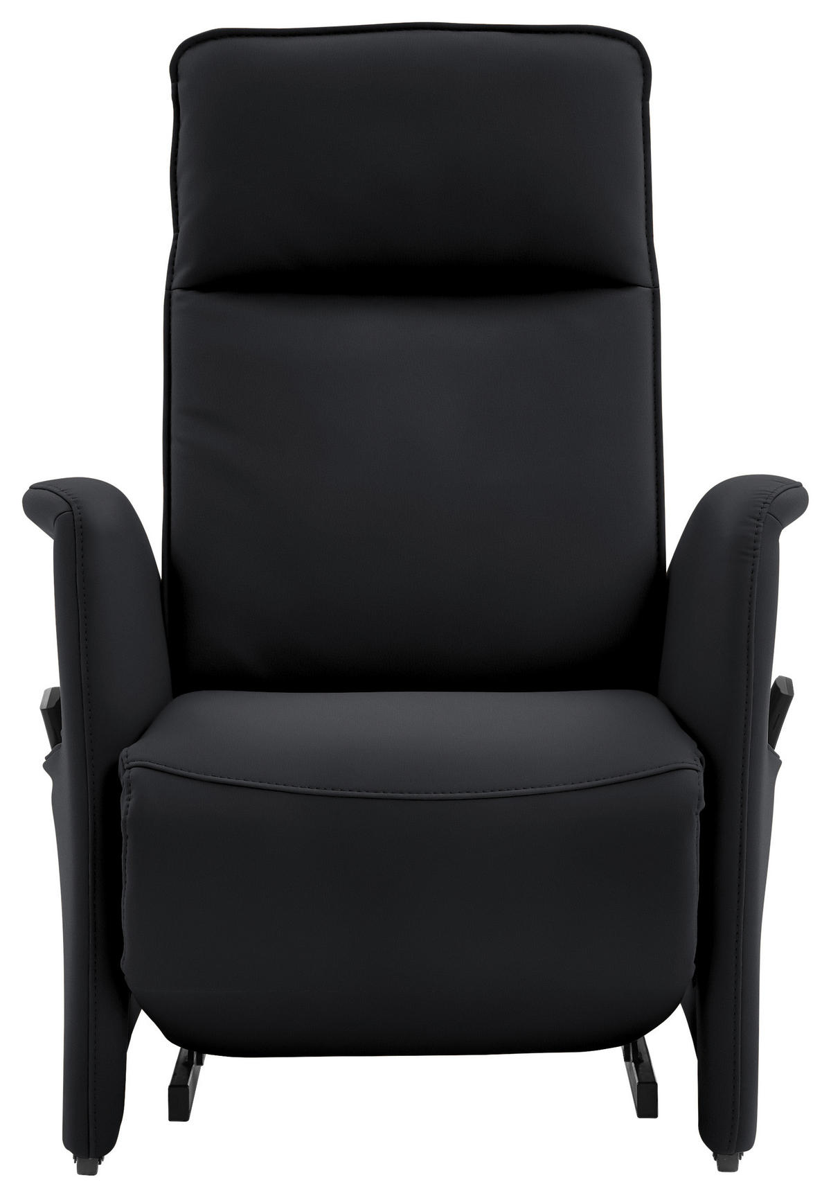 FERNSEHSESSEL in Anthrazit  - Anthrazit/Schwarz, Design, Leder/Kunststoff (79/114/87-176cm) - Valdera