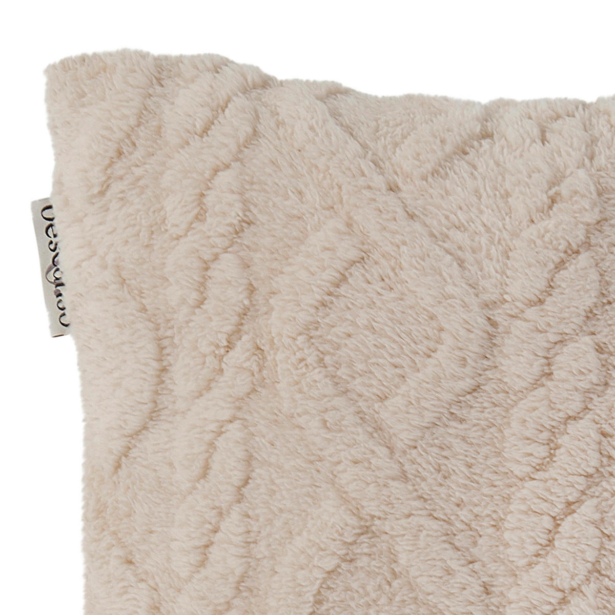 ZIERKISSEN   40/40 cm   - Creme, Design, Textil (40/40cm)