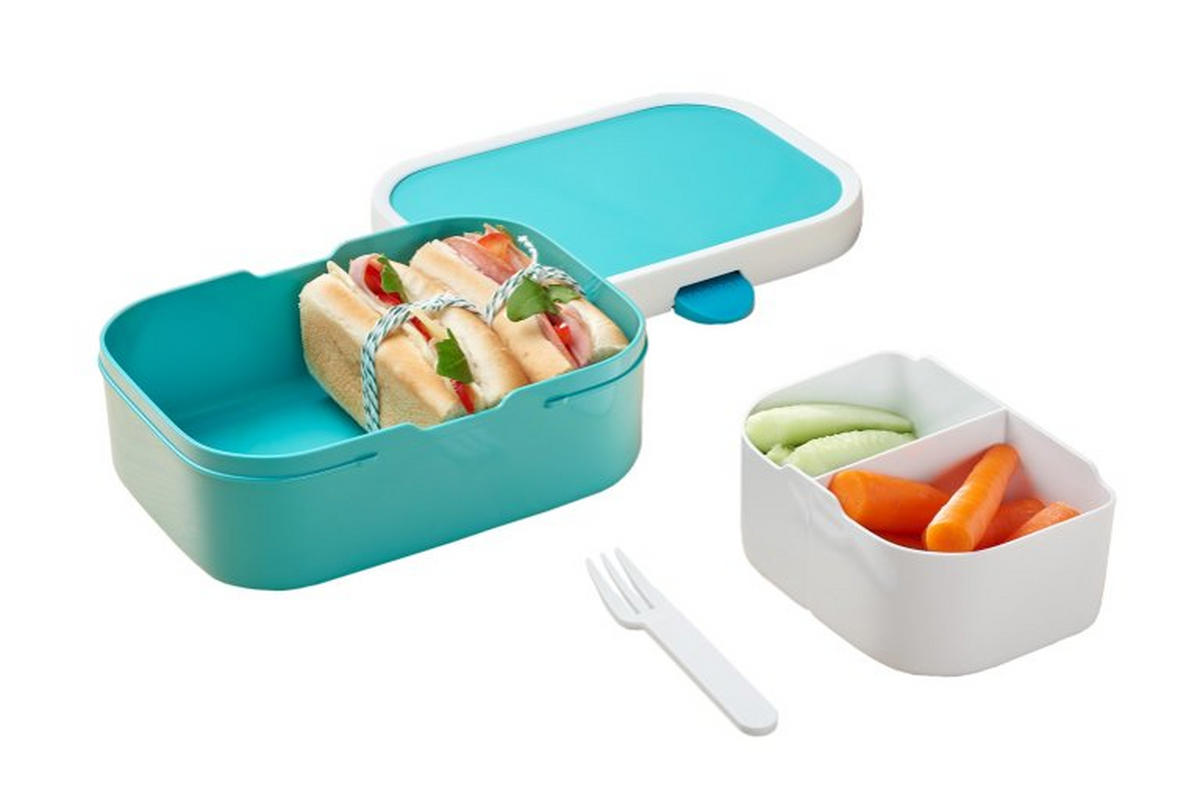DÓZA NA DESIATU - čierna/žltá, Basics, plast (17,8/6,1/13,2cm) - Mepal