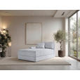 BIGSOFA Cord Hellgrau  - Hellgrau/Schwarz, MODERN, Kunststoff/Textil (117/93/190cm) - Carryhome